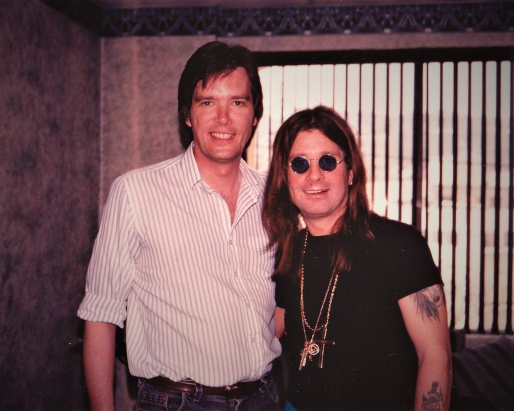 Ozzt Osbourne with Nick in Los Angeles
